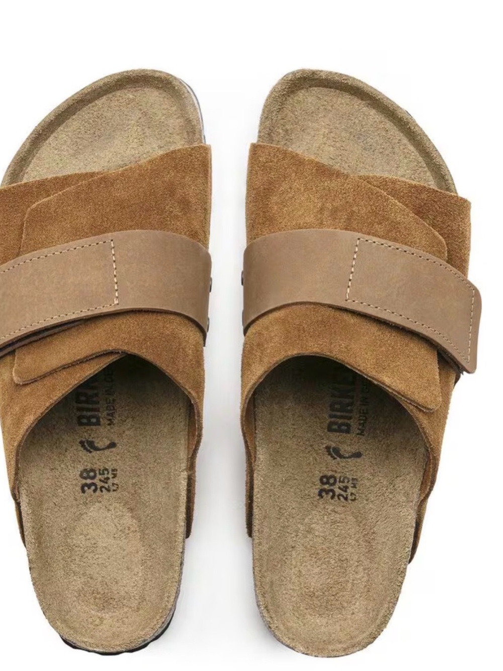 Birkenstock New w/ Box Kyoto Mink Nubuck/Suede Leather Women 9 Men 7